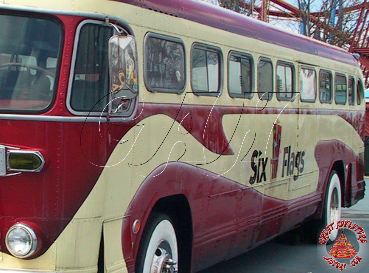 Six Flags Bus At Six Flags Great Adventure